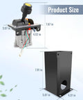 PTO Hoist Control Valve Air Kit With Kickout For Dump Truck Tipper Hydraulic System, product size dimensions shown