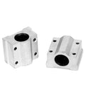 Two Four Pack Dope SCS8UU Linear Motion Ball Bearing Slide Units with 8mm Inner Diameter for CNC Machines and 3D Printers.