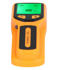 GOTOTOP Stud Finder Wall Scanner 5 in 1 Hd LCD Display Sensor (Yellow) front view showcasing display and control buttons.