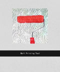 Game Changing Wall Embossing Roller For DIY Pros create dope textured finishes on interior paint jobs, red textured roller tool.