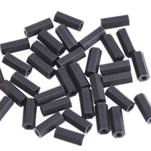 180 Piece Nylon Spacer Screw Standoff Kit With Plastic Storage Box For Diy Electronics Prototyping Anticorrosive Motherboard Spacers And Hex Spacers For Precise Durable Hardware Gear, black nylon hex spacers