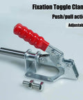 Toggle Clamp With Quick Release For Woodworking Jigs And Fixtures, 330.69 Lbs Holding Capacity, Push Pull Action