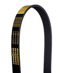 Close-up of Six Rib 45 Inch Serpentine Belt Replacement For Audi 2021 2024 A4 A5 A6 A7 Q5 And Ford 1983 2019 3 5L V6