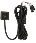 Next Level Game Ready 5.4 Foot Power Extension Cord With Glowing Led Status Light For Desktop Pc And Gaming Setups Badass Flexible cable with switch.