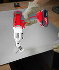 Brilliant 21V Cordless Shear For Sheet Metal Heavy Duty Electric Cutter With Brushless Motor And Two Speed Control cutting aluminum sheet.