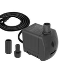 Submersible Water Pump 150 GPH Quiet Operation With Overheat Protection 4ft Lift Built To Last Workhorse close-up with copper rotor