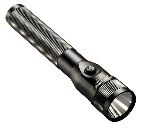 Stinger LED Rechargeable Flashlight With 12V DC Smart Piggyback Charger Beefy Rugged Aluminum Body Non Slip Grip Unbreakable Lens