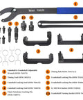 DIY Ready Pro Grade Camshaft Locking And Timing Tool Kit For VW And Audi Engines 2.0 2.4 2.5 V6 2.8 3.0T 3.2 4.2 5.0 5.2 Touareg Q7 Porsche 3.0T Replace OEM T40133 T40070 T40058 T10172 components displayed