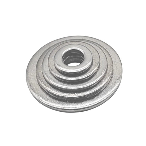 M8 x 20mm flat washer, 304 stainless steel, 20mm outer diameter, 1.5mm thick