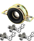 Heavy Duty Driveshaft Center Support Bearing And U Joint Kit For Toyota Tacoma 4WD 1995 2004, T100 1993 1998, And Tundra 2000 2006 Durable Carrier Bearing Set For Tough Off Road Rides And Easy Installation. center bearing, greaseable U-joints, snap rings