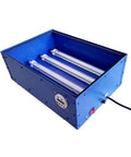 UV Exposure Unit Silk Screen Printing Light Box with 4 15W LED Tubes, blue exterior, 18x12 inch exposure area, smart timer