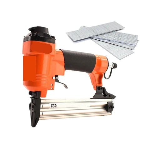 Pro Shop Pneumatic Brad Nailer For Knocking Out Furniture Builds And Swift Carpentry Tasks No Sweat Heavy Duty Air Powered Nail Gun For Reliable Upholstery And Fine Woodworking Work