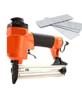 Heavy Duty Pneumatic Brad Nailer For Furniture Assembly And Woodworking Projects delivers precision fastening with 18 gauge nails.