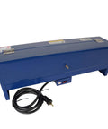 Heavy Duty Pvc Conduit Heater For Half To Two Inch Pipe Bending Featuring Reflective Interior And Carry Handle Quick Even Heat Slick Design Rock Solid Pro Build, blue exterior and electric cord.