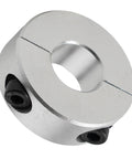 High Grade Aluminum Alloy Double Split Shaft Collar Clamp Locks Shafts Smooth With Anodized Finish Handling Soft Materials Better Than Generic For Hardcore Users Seeking Rock Solid Hold Keeping Rig Running Clean No Problems Where Gear Gets Job Done Quick, anodized split shaft collar clamp with black screws