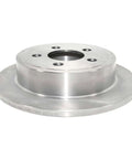 Pro Grade Rear Solid Brake Rotor for heavy duty street and track ready braking with forged flange, induction hardened raceways, and multi lip seals