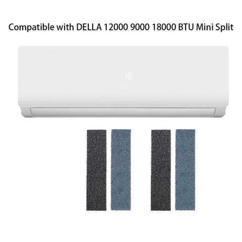 Grab Top Shelf 4 Pack Air Filters Designed For Fuss Free Swaps Inside 9000 Through 18000 BTU Mini Split AC Systems Maintain Pristine Airflow And Keep Your Setup Chill