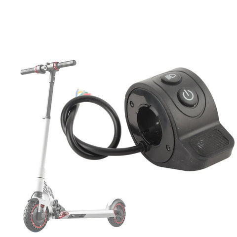 Thumb Throttle Booster For Electric Scooters With Hall Sensor, Smooth Acceleration, Easy Install Replacement Accelerator, Finger Trigger Speed Control With Integrated Switch, Slick ABS Build