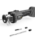 Cordless Drywall Cut Out Tool For 20V Batteries, No Fuss Rotary Spiral Saw With 1/8 Inch And 1/4 Inch Collets, 30000 RPM, Compact Design