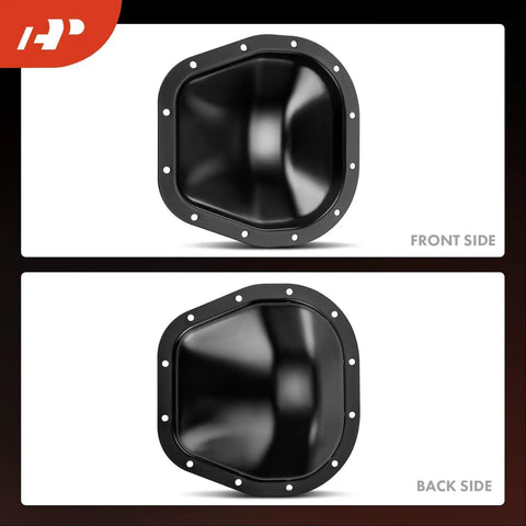 Tough As Nails 10.25 Inch Rear Differential Cover For Ford F 250 Super Duty 2017 To 2020 with front and back view.
