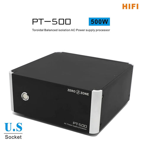 Toroidal Isolation Transformer 500W Power Processor For Audiophile HiFi Rigs Clean AC Power Filter Surge Protector And 4 Way Socket Line Conditioner For Audio Equipment 115 230V