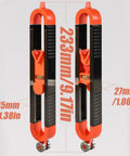 Slick Contour Scribe Copy Gauge With Rigid Abs Body And Rust Proof Steel Pins Includes Two Bonus Pencils Dead Simple For Tracking Baseboard Outlines And Drywall Trim For Weekend Warriors And Nifty DIY Crew, showing detailed measurements.