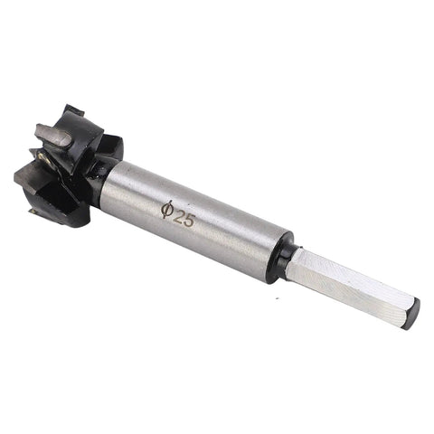 Workhorse Forstner Bit Set Featuring Rock Solid Cemented Carbide Tips That Knock Out Crisp Wood And Plastic Hinge Slots Without Breaking A Sweat Compatible With Hand Electric And Table Drills, 25mm carbide tip drill bit.