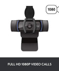 Straight Fire Top Tier HD Webcam Featuring Quick Release Privacy Shutters 1080P Full HD Auto Focus Stream Or Call Crystal Clear Stereo Mic Plug In Ready For PC Laptop with privacy cover open