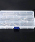 Pro Grade Cotter Pin Clip Fastener Kit With 110 Pieces In Six Sizes For Automotive And Small Engine Repair 304 Stainless Steel Pins In Durable Transparent Storage Box Rustark