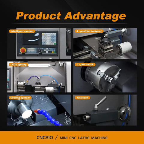 Pro CNC Mini Lathe Built On A Rock Solid Stand With Gsk980Tdc Control, A Killer DIY Workhorse For Precision Metal Turning, Threading And Garage Projects