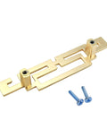 Gold Zinc Alloy Drawer Pulls 4.2 Inch Long Cabinet Handles With 64mm Center To Center Mounting Holes Pack Of 2 Screws Included