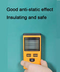 Hand holding a device on ESD Safe Rubber Mat For Electronics Workstations, Oil And Heat Resistant, 2mm Thick, Perfect For Soldering.