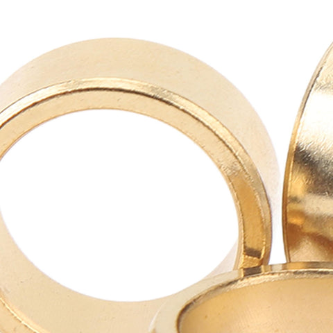 Close-up of Pro Grade Blade Arbor Adapter Set For Concrete Cutoff Saws, 5 Pack, Metal Reducer Rings with smooth finish and durability