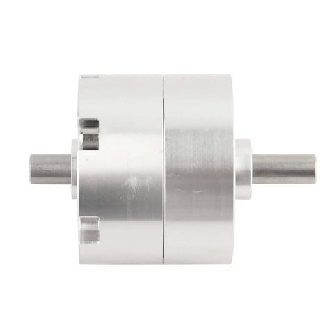 Side view of vane type rotary air cylinder for smooth rotary motion, high control accuracy pneumatic cylinder, compact design, CRB2BW3090S.