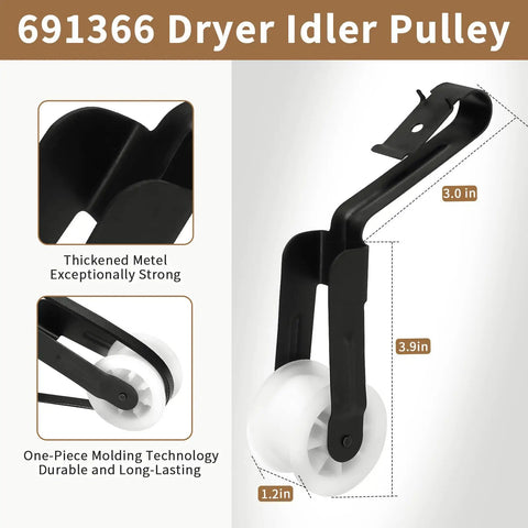 Heavy Duty Dryer Repair Kit With Belt Replacement For Whirlpool Kenmore Maytag Amana Pro Grade Hella Durable Dryer Belt Set