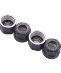 4 Pack ER11-A Collet Clamping Nuts For CNC Milling Chuck Holder Lathe Beefy Heavy Duty Precision Ground Hardened 40Cr Steel