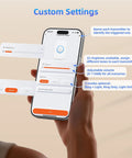 WiFi Door Sensor Chime For Smart Home Open Alert And Window Sensor Real Time App Alerts From Tuya Smart Life Perfect For Child Safety And Dementia Care Loud Chime With Five Volume Levels For Home Or Biz, phone app settings screen