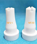 PTFE Material Flat Jet Nozzle For Powder Coating Spray Guns, Compatible With Opti GA03 GM03 GM04 Flex Gun, 1007 934 NF20