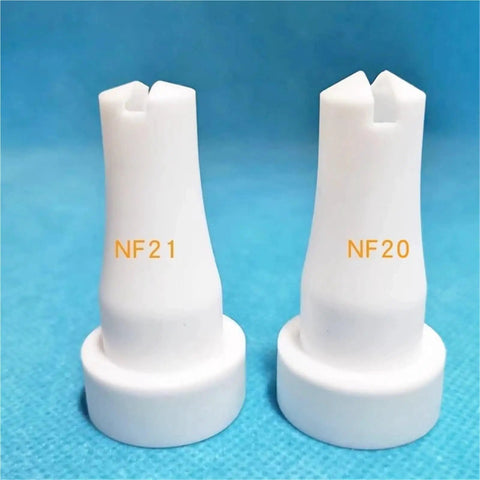 PTFE Material Flat Jet Nozzle For Powder Coating Spray Guns, Compatible With Opti GA03 GM03 GM04 Flex Gun, 1007 934 NF20