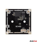 Front view of 8MP IMX179 USB Camera Module with 115 Degree Wide Angle M12 Lens showing electronic components.