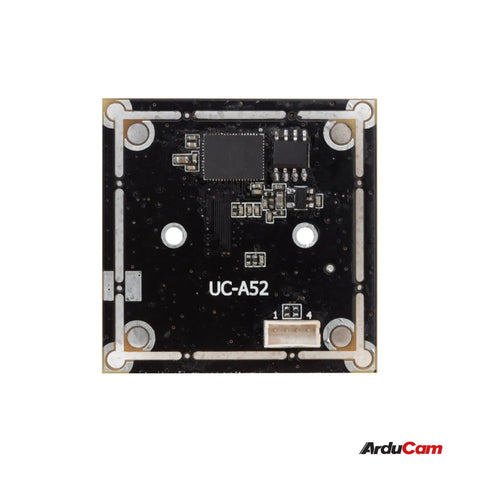 Front view of 8MP IMX179 USB Camera Module with 115 Degree Wide Angle M12 Lens showing electronic components.