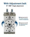 Industrial Pneumatic Rotary Cylinder Double Acting Air Table Actuator Type MSQ Series 1A 2A 3A 7A Heavy Duty with adjustment bolts