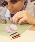 Watch Oiler Pen Kit For Precision Repair Oil Filling Tool With Cup for accurate application, technician using tools on watch.