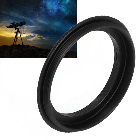 M56X0.75mm to M48X0.75mm Aluminum Adapter Ring for Telescopes and Cameras with night sky background