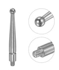 Dial Test Indicator Contact Point With 2mm Ball Tip, HSS High Speed Steel Probe, M1.6x0.35 Thread, 2 Pack