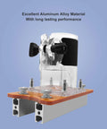 2 In 1 Invisible Fastener Slotting Bracket For Woodworking Router Base And Mortising Jig with Heavy Duty Aluminum Build