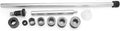 Universal Camshaft Bearing Tool Kit With Adjustable Sleeves For 1.125 In To 2.69 In Bearings, shafts, collars, and expander unit shown