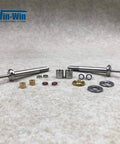 Win-Win waterjet swivel maintenance kit with 2 stainless rods, seals, O-rings, and washers.