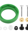 3 Inch Toilet Tank To Bowl Coupling Kit For Champion 4 Toilets, Replacement Kit With Gasket Bolts Handle, Includes Green Washer