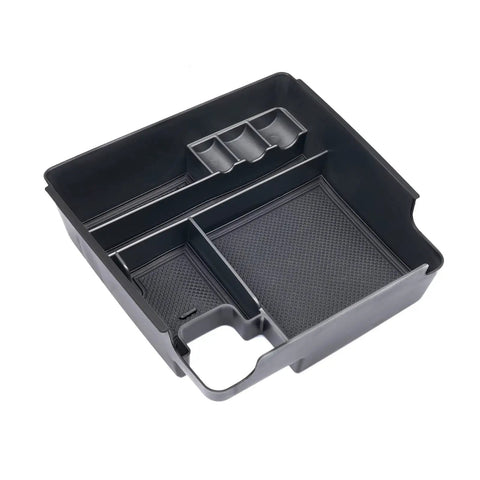 Center Console Organizer Tray For 2022 Through 2026 Frontier Pickup Truck Must-Have USB Pass-Through Extra Storage Armrest Box